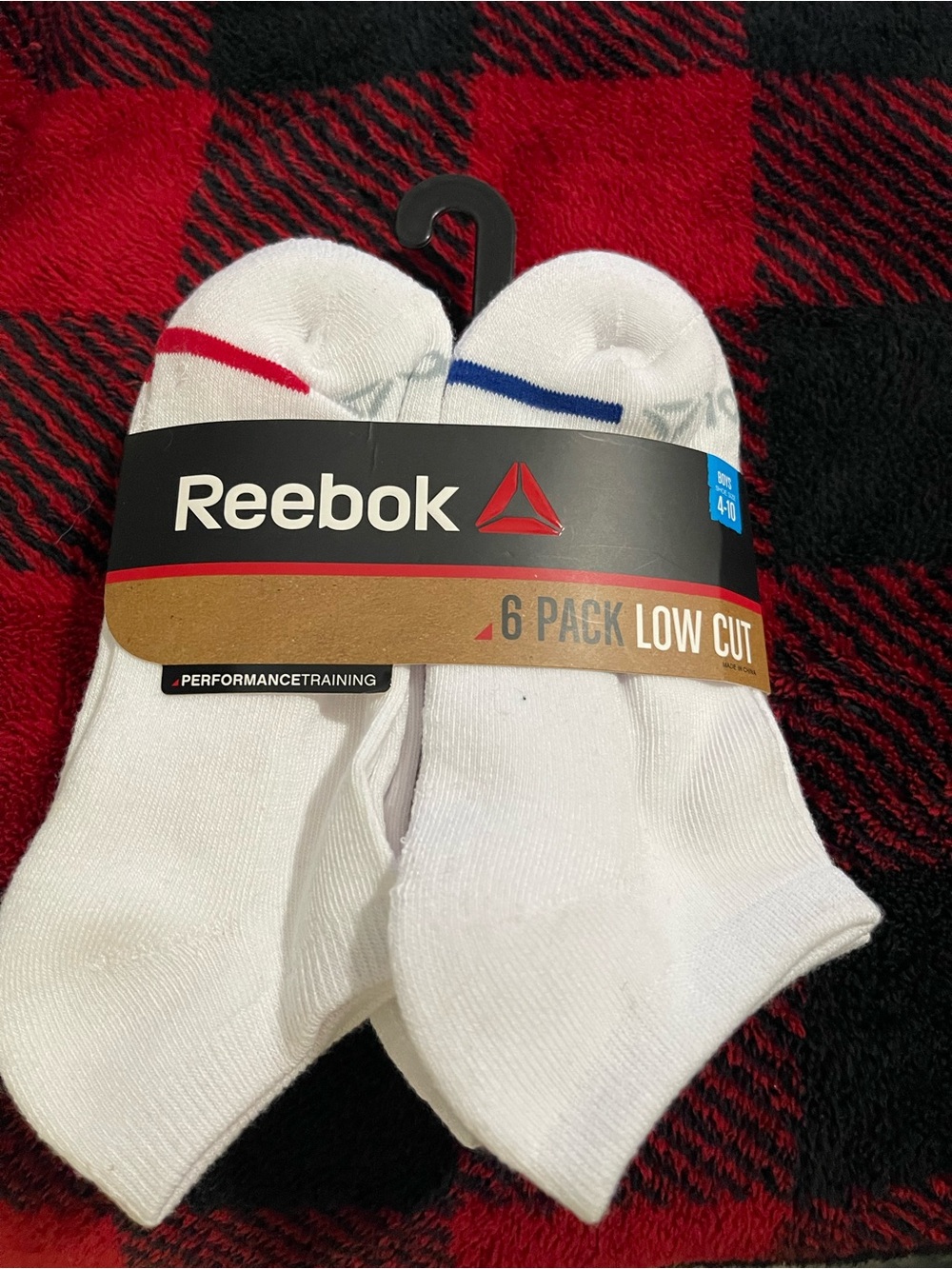 Reebok White Low-Cut Athletic Socks - 6 Pack